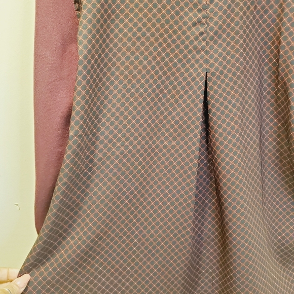 BLL New York red wine long sleeve blouse sweater size L - Picture 10 of 13